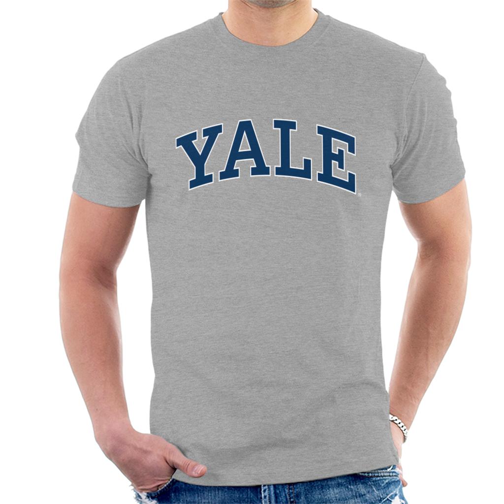 All+Every Yale University Blue Block Logo Men's T-Shirt - Picture 1 of 7
