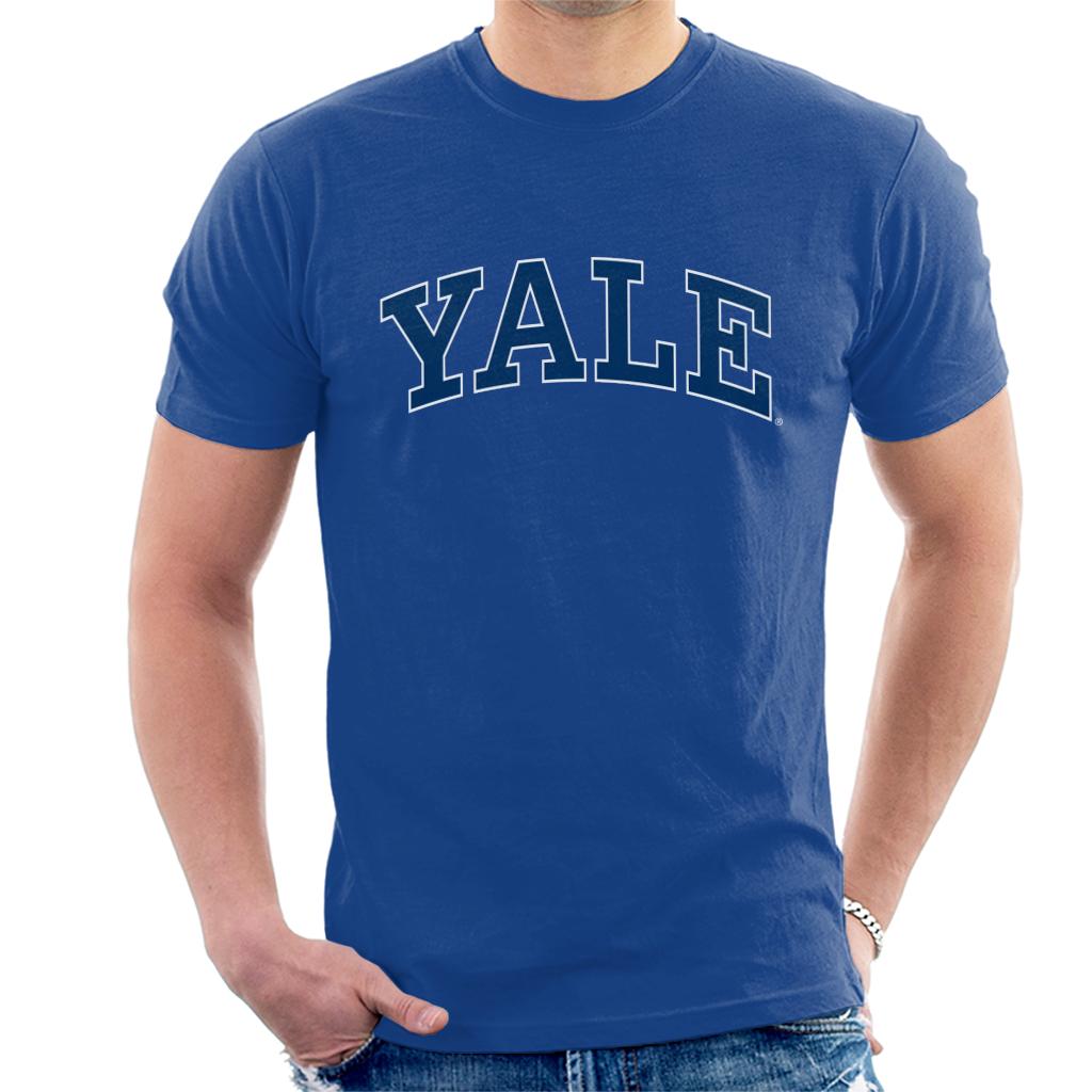 All+Every Yale University Blue Block Logo Men's T-Shirt - Picture 7 of 7