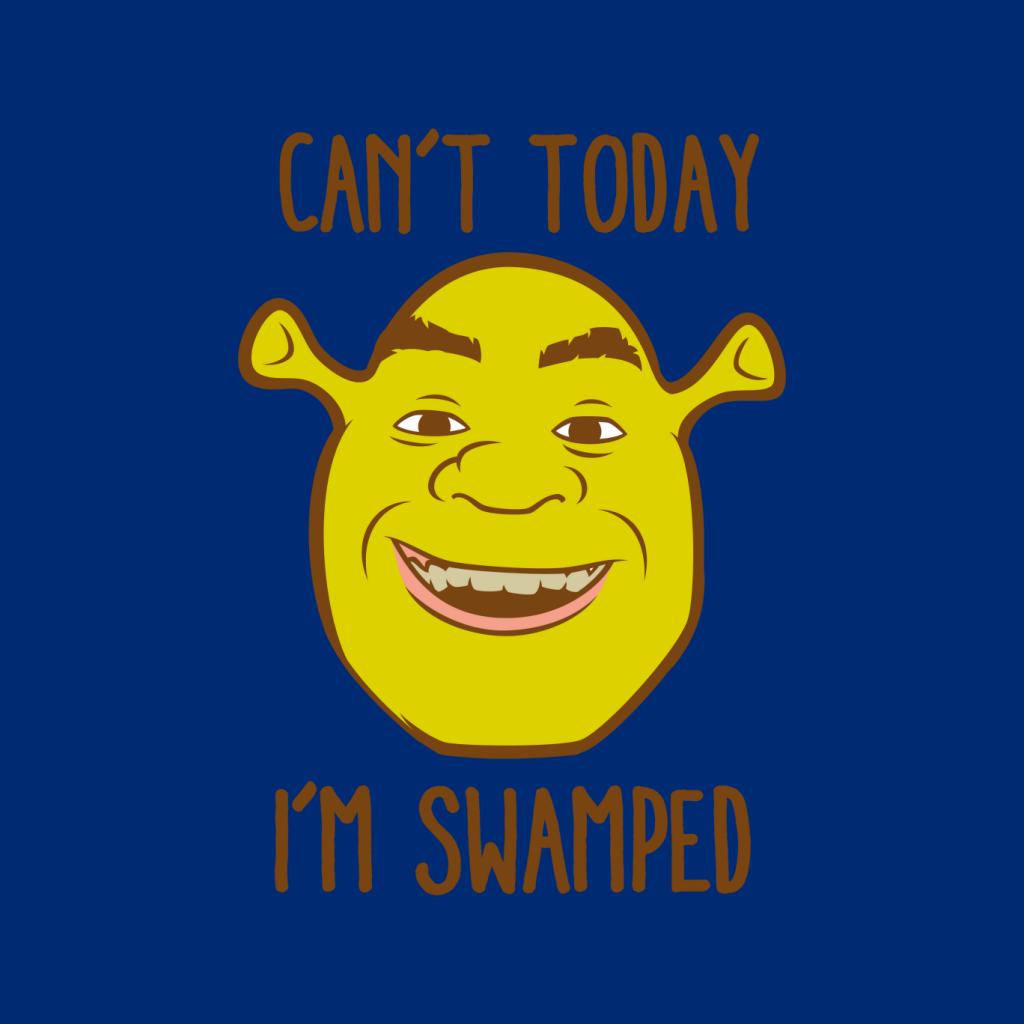 Shrek Cant Today Im Swamped Men's T-Shirt - Picture 2 of 5